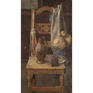 Stillleben auf einem Stuhl, 1960