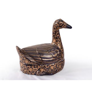 Enameled porcelain terrine