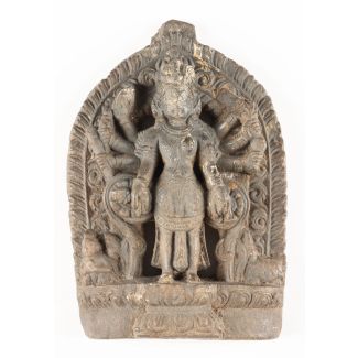 Eine Stele des Shiva aus Stein