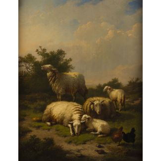 Schafe auf der weide, 1877