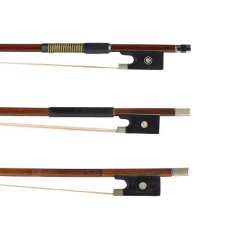 Konvolut von drei violinbögen (3/4 und 4/4)