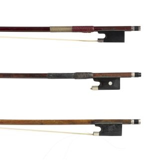 Konvolut von drei violinbögen 'kruse' 'dodd' und 'martin'*
