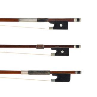 Konvolut von drei violinbögen 'tubbs 'lupot' und 'sivori'*