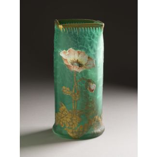 Grosse vase mit mohn