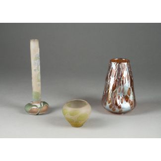 Drei jugendstil-vasen