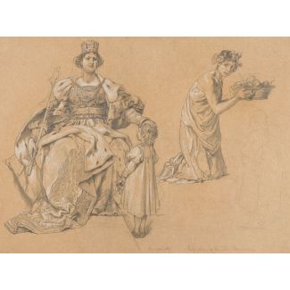 Adolph von menzel (umkreis) 1815 breslau - 1905 Berlin 