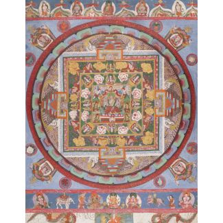 Ein Mandala-Thangka