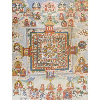 Ein Mandala-Thangka