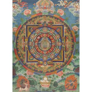 Ein Mandala-Thangka