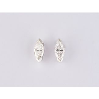 Marquis-diamant ohrstecker
