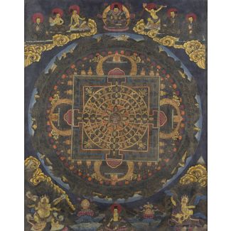 Ein Mandala-Thangka
