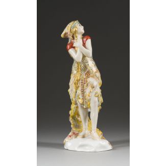 Seltene figur von t.p. karsawina als feuervogel in gleichnamigem ballett von i.f. strawinsky