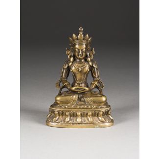 Eine bronze-figur von amitayus