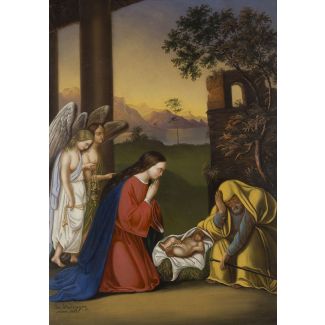 Die anbetung des christuskindes, 1852