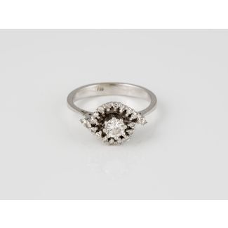 Marquis diamant ring
