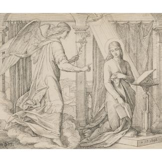 Maria verkündigung, 1855