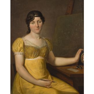 Porträt einer jungen künstlerin, 1810
