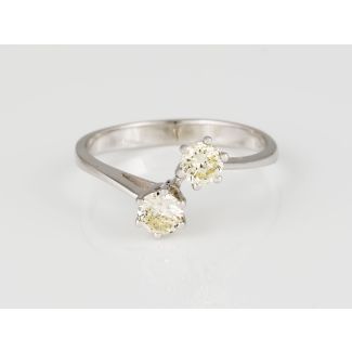 Toi et moi brillant ring