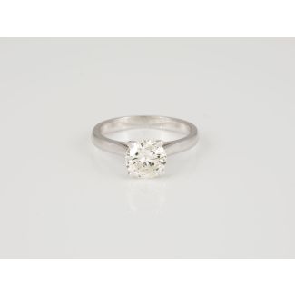 Großer solitär brillant ring