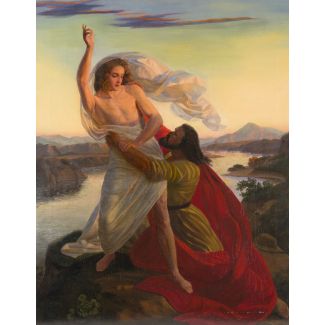 Eine pathetische szene, vermutlich eine darstellung aus dem alten testament
