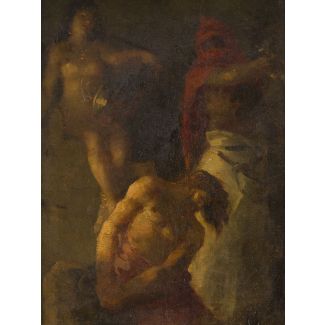 Eugène delacroix (zugeschrieben) 1798 charenton-st-maurice - 1863 paris enthauptung des johannes des taufers