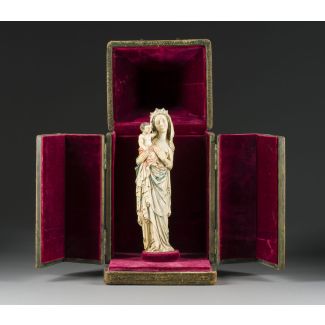 Madonna mit dem christuskind im schrein*