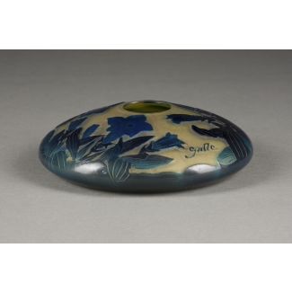 Kreiselvase 'blaue trompetenwinde'