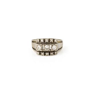 Breiter diamant ring