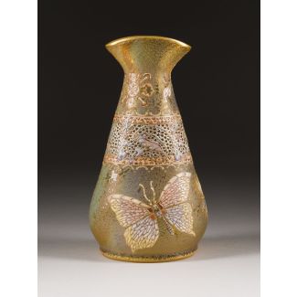 Seltene-vase 'papillons et fleurons'