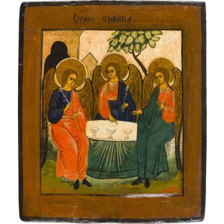 AN ICON SHOWING THE OLD TESTAMENT TRINITY 