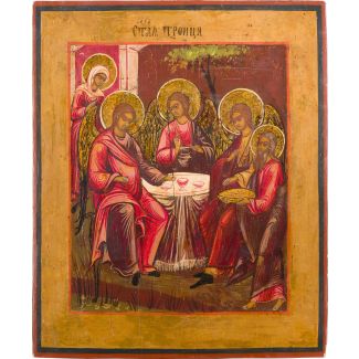 AN ICON SHOWING THE OLD TESTAMENT TRINITY 