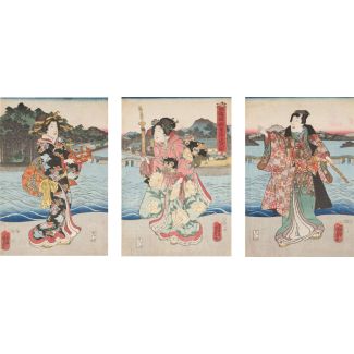 Suo no Kuni, Kintaibashi Enken no Zu (Triptychon)
