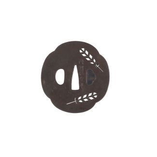 Ein Tsuba aus Eisen