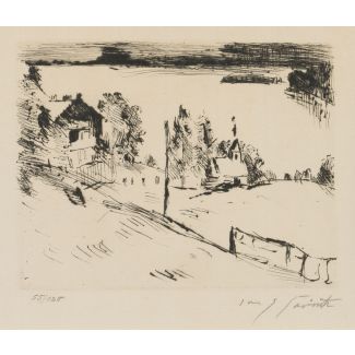 Walchensee mit kapelle'
