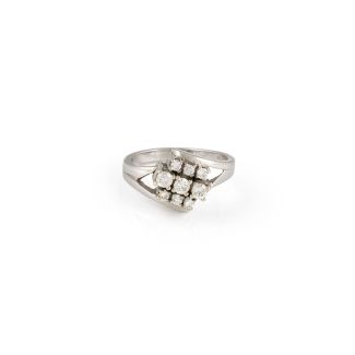 Brillant cluster ring