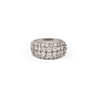 Pavé brillant ring