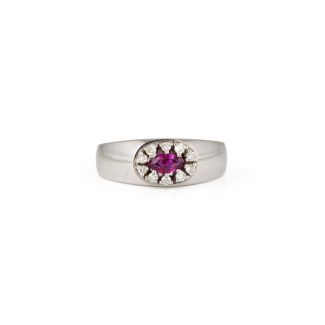 Ruby entourage band ring