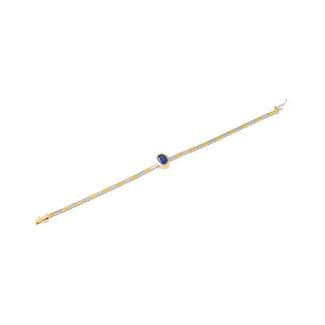 Tanzanite bicolor bracelet