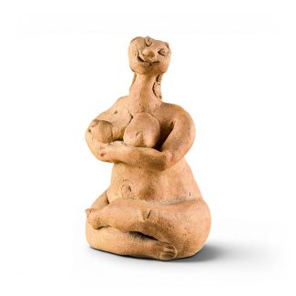 Sitzende Figur