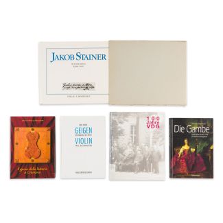 Collection of five books on stringed instrument studies