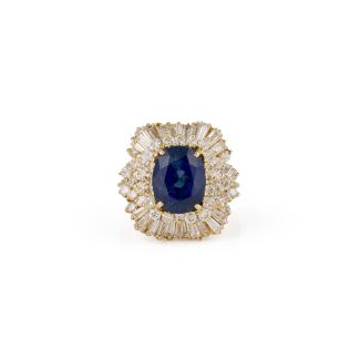 Important Ceylon sapphire ring