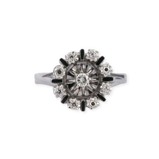 RUNDER DIAMANT RING