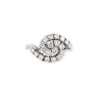 SPIRAL-SHAPED BRILLIANT RING