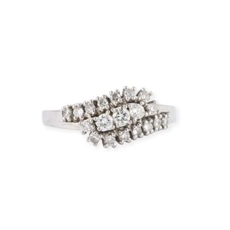 SWIMMING PLATINUM RING