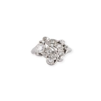 FLORAL DIAMOND RING