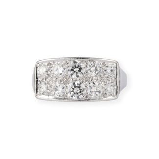 ECKIGER BRILLANT RING