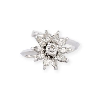 BLÜTEN DIAMANT RING