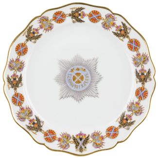 FINE PLATE FROM THE ST. ANDREAS ORDER SERVICE