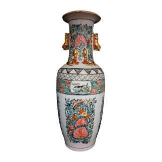Canton porcelain vase
