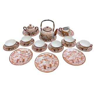 Kutani porcelain tea set
